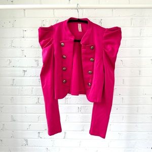 COPY - Hot Pink Jacket Military Vibes